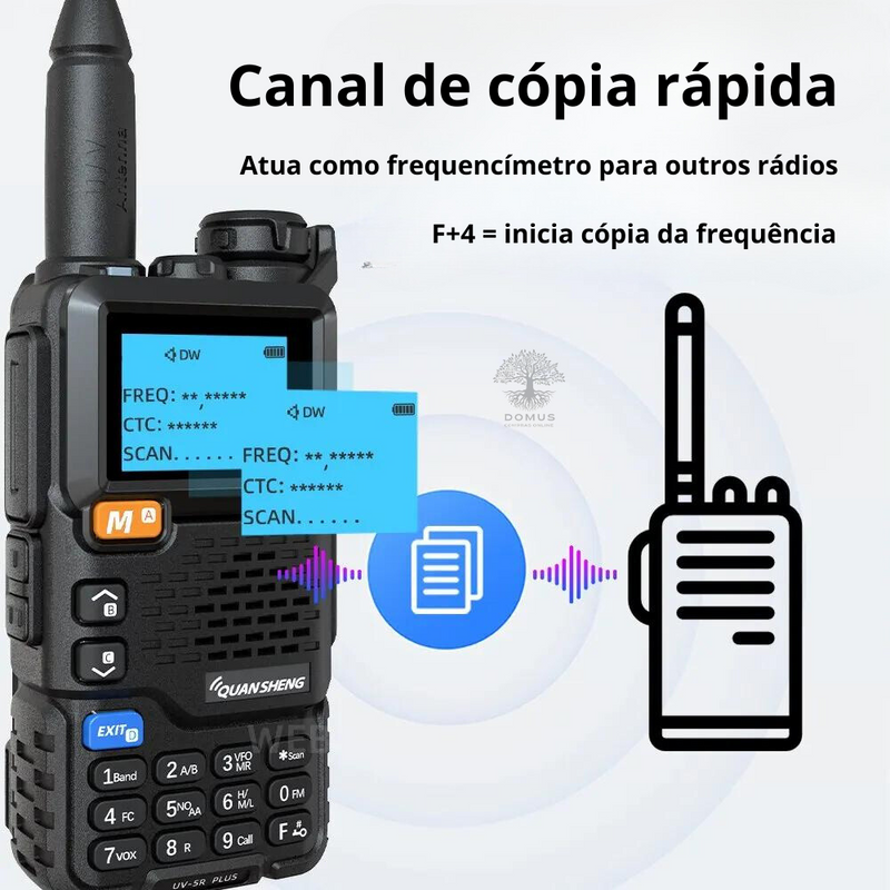 Rádio UV 5R Plus Am/Fm