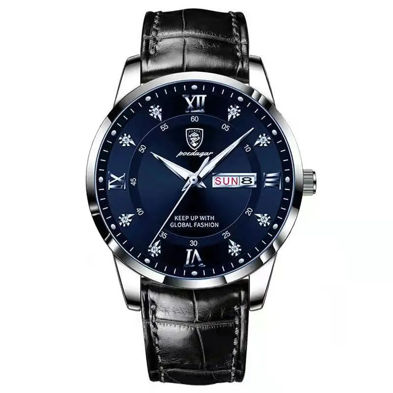 Relógio Domus Masculino - Leather Eclipse