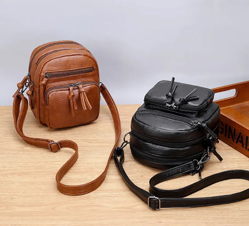 Bolsa Crossbody Vintage 2024 - QUEIMA DE ESTOQUE 🔥 50% 0FF + FRETE GRÁTIS
