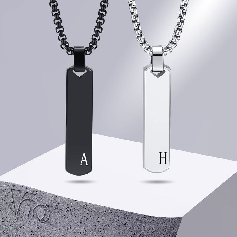 Colar Masculino com Inicial - Domus Store