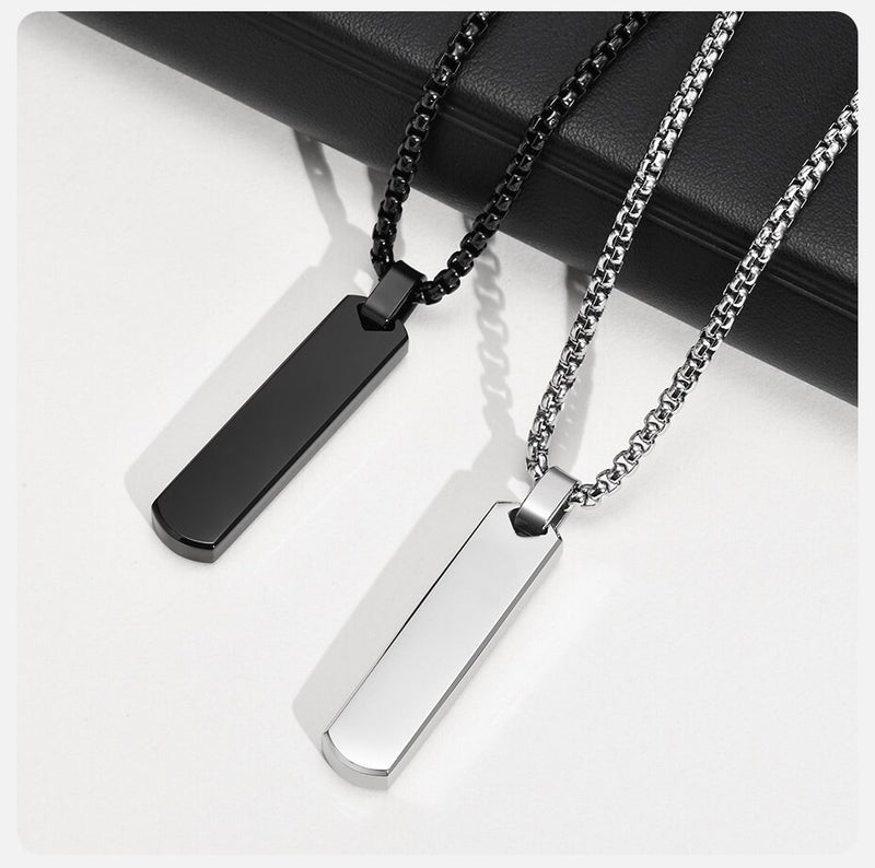 Colar Masculino com Inicial - Domus Store