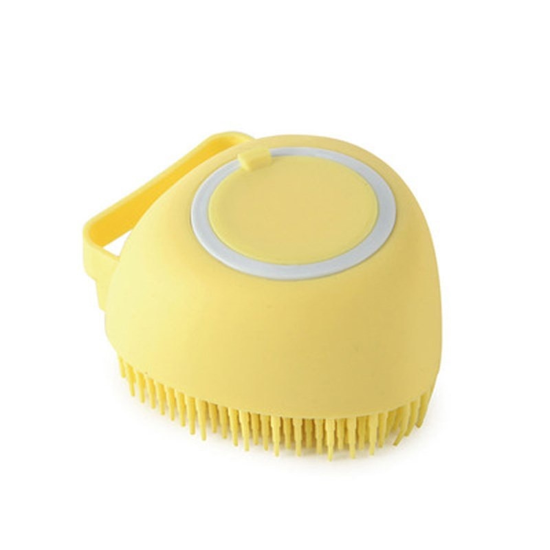 Escova para Banho Pet Porta-Sabão de Coração - Domus Store