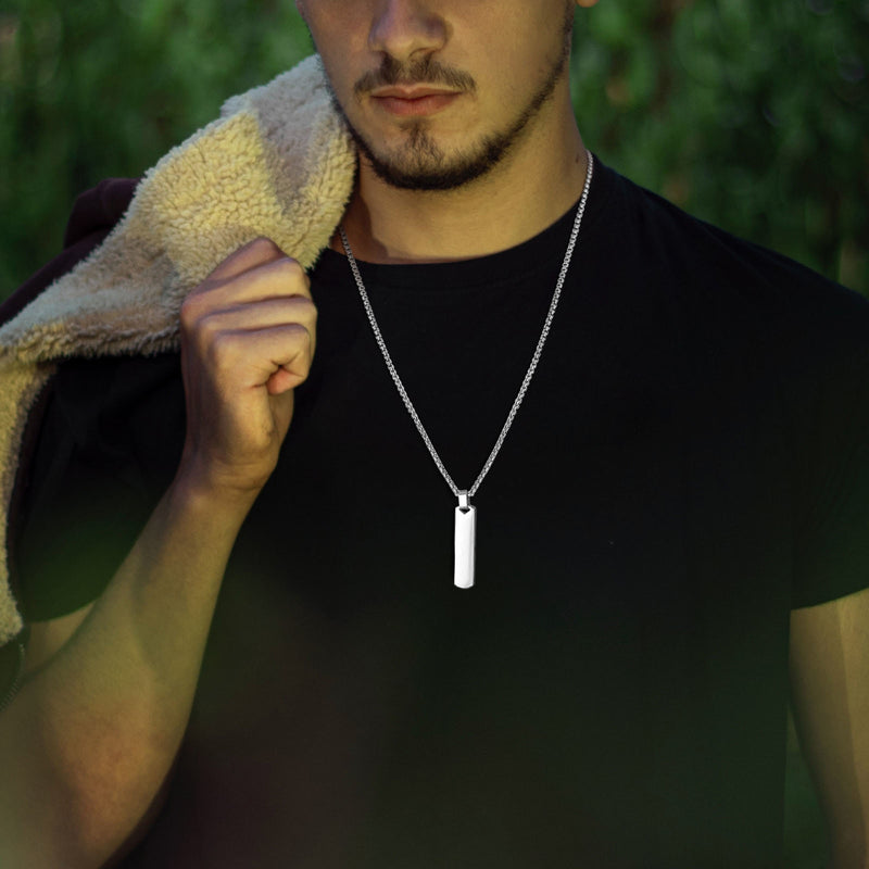 Colar Masculino com Inicial - Domus Store