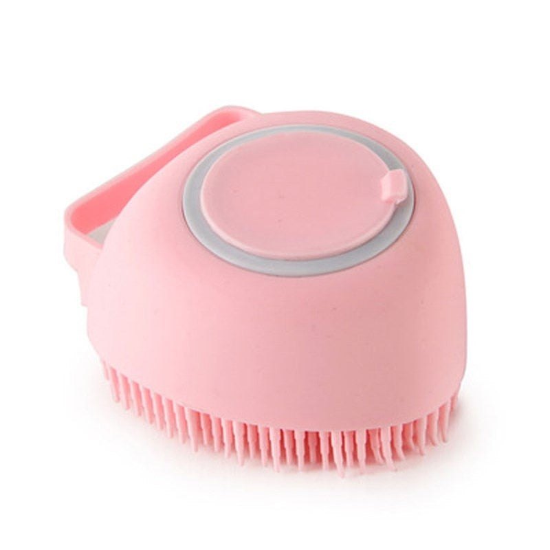 Escova para Banho Pet Porta-Sabão de Coração - Domus Store