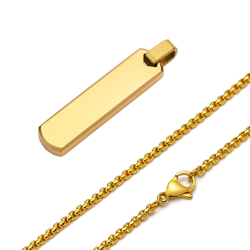 Colar Masculino com Inicial - Domus Store